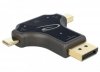 Delock Adapter  3w1 USB cm/Displayport(M)/Displayport MINI (M)->HDMI(F)